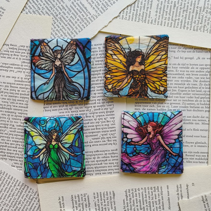 Stained glass fairies Bookmark