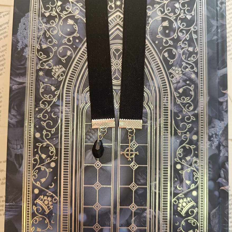 Ghost velvet bookmark