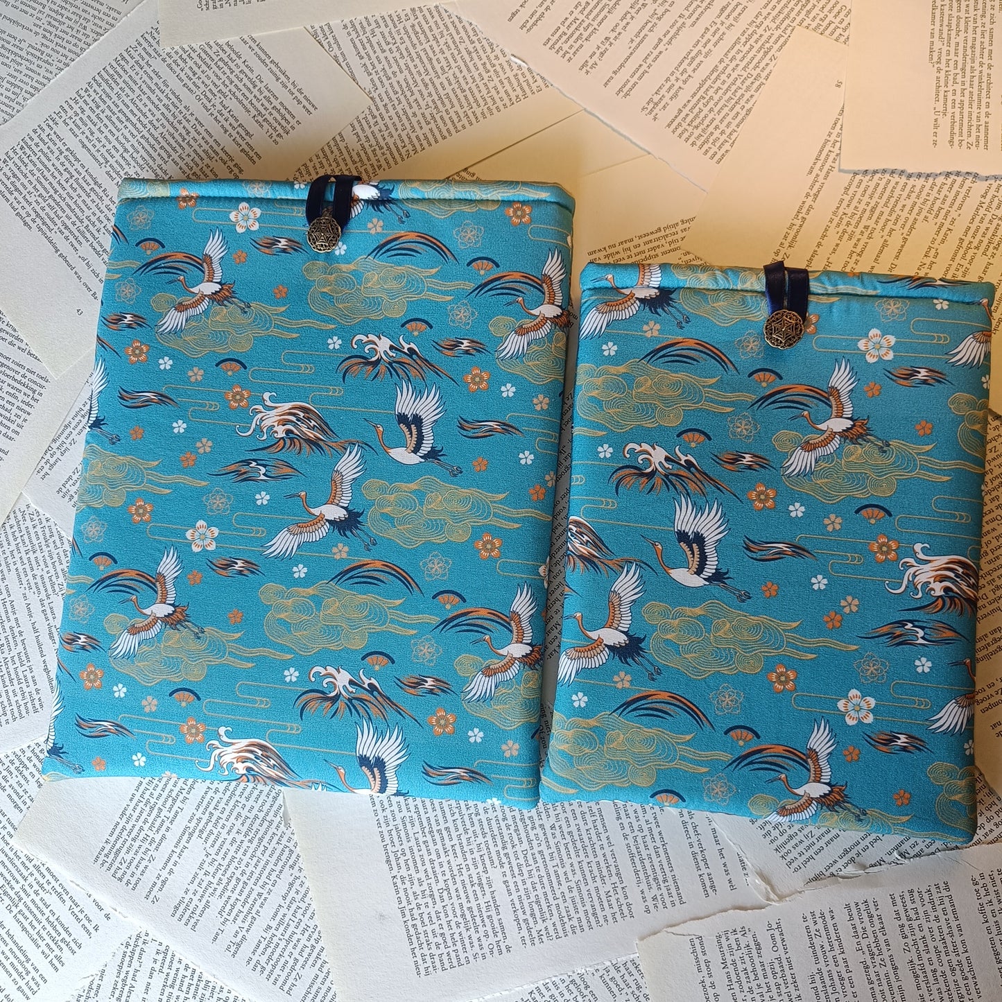 Calming Heron Booksleeve