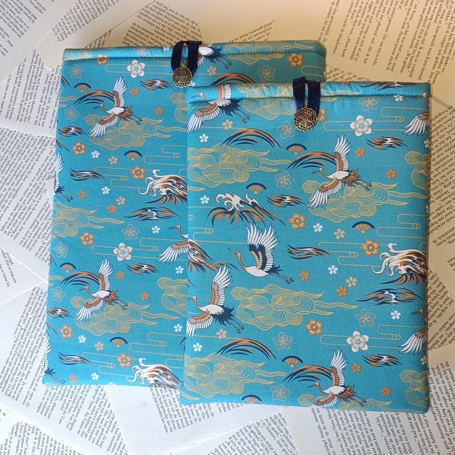 Calming Heron Booksleeve