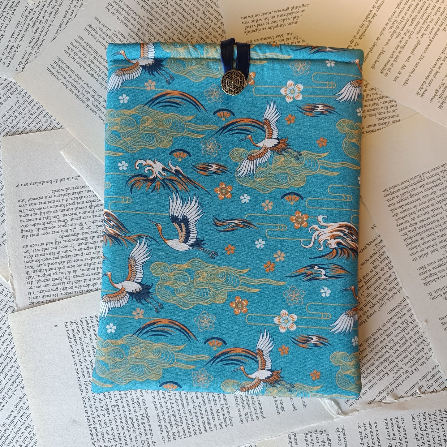 Calming Heron Booksleeve