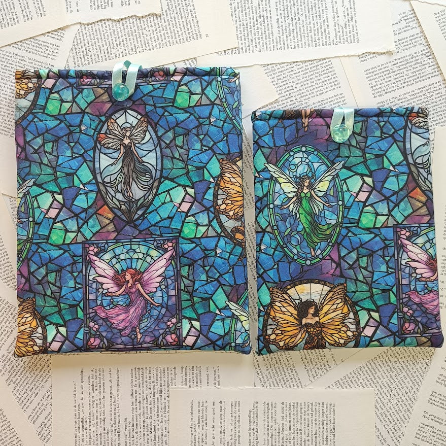 Stained glass faries Booksleeve