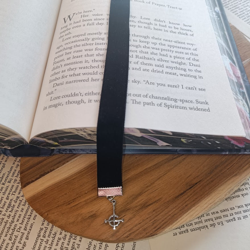 Ghost velvet bookmark