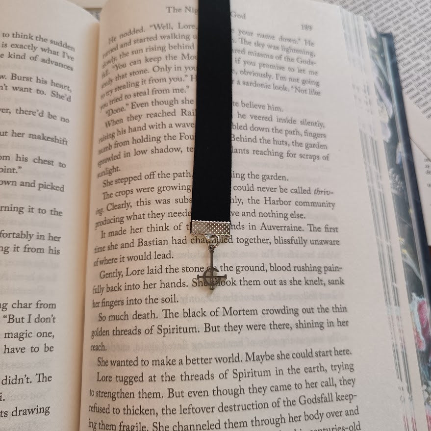 Ghost velvet bookmark