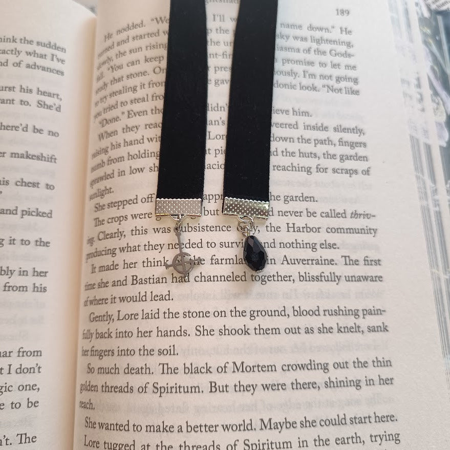 Ghost velvet bookmark