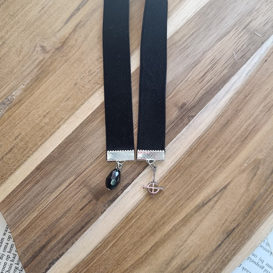 Ghost velvet bookmark