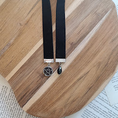 Pentagram velvet bookmark